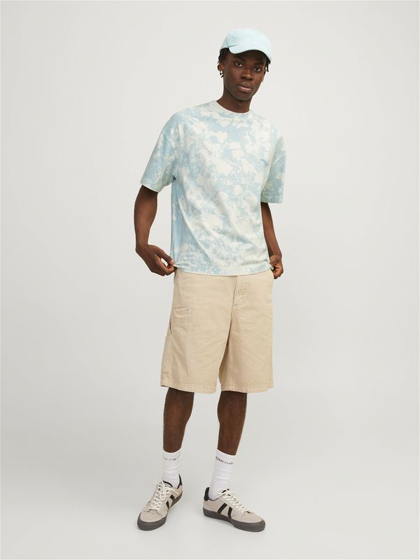 JORBORA TIE DYE TEE SS CREW NECK BLK