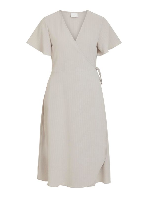 VILOVIE S/S WRAP MIDI DRESS/SU - NOOS