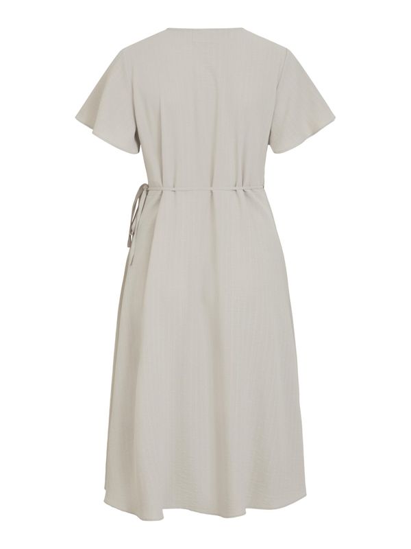 VILOVIE S/S WRAP MIDI DRESS/SU - NOOS