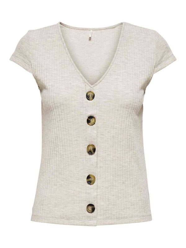 ONLNELLA S/S BUTTON TOP JRS NOOS