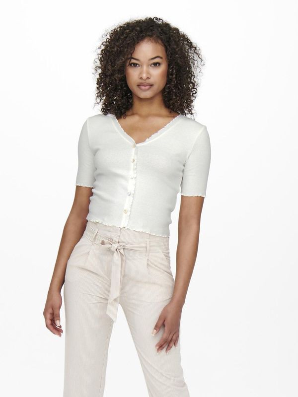 ONLLAILA S/S BUTTON TOP JRS