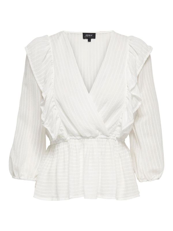 ONLLONDON 3/4 RUFFLE TOP NOOS WVN
