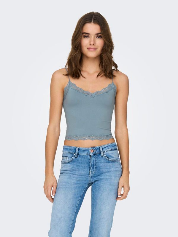 ONLVICKY LACE SEAMLESS CROPPED TOP NOOS