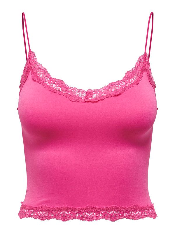 ONLVICKY LACE SEAMLESS CROPPED TOP NOOS