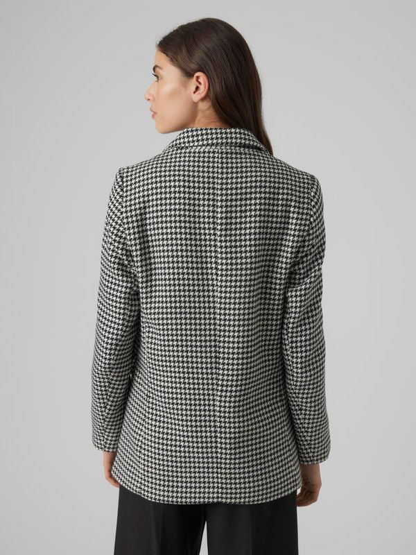 VMHARPER LS LOOSE HOUNDSTOOTH BLAZER