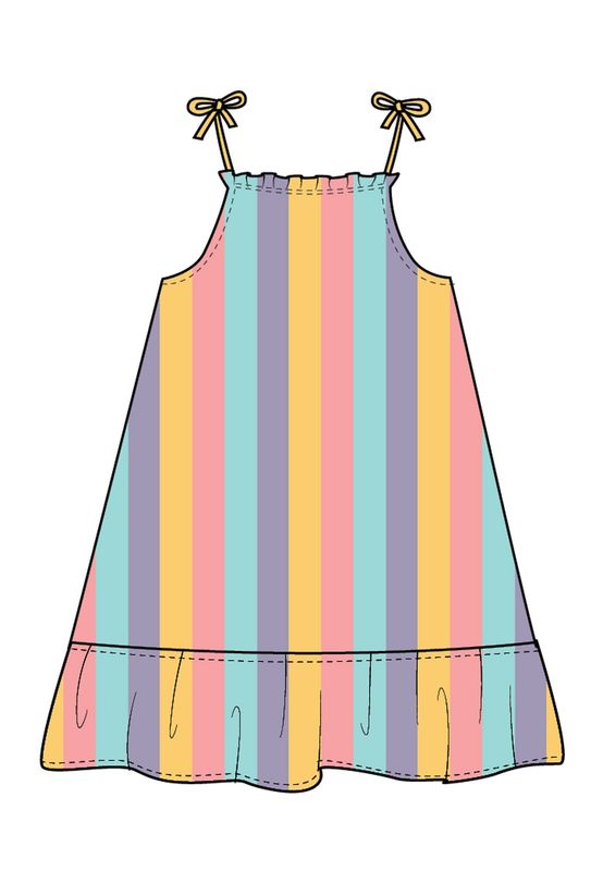 NMFZILLY STRAP DRESS BOX