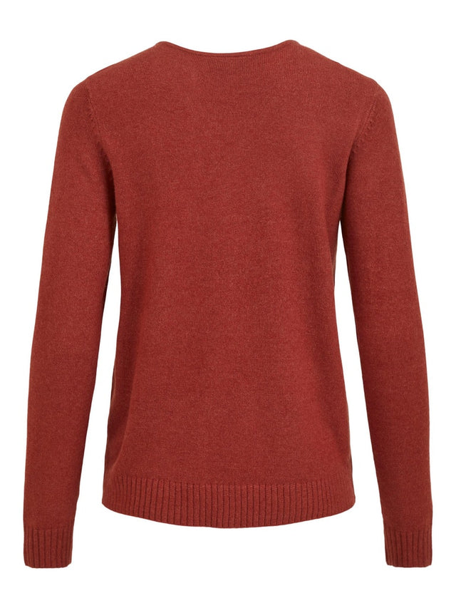 VIRIL V-NECK L/S KNIT TOP - NOOS