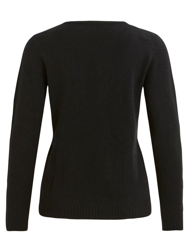 VIRIL V-NECK L/S KNIT TOP - NOOS