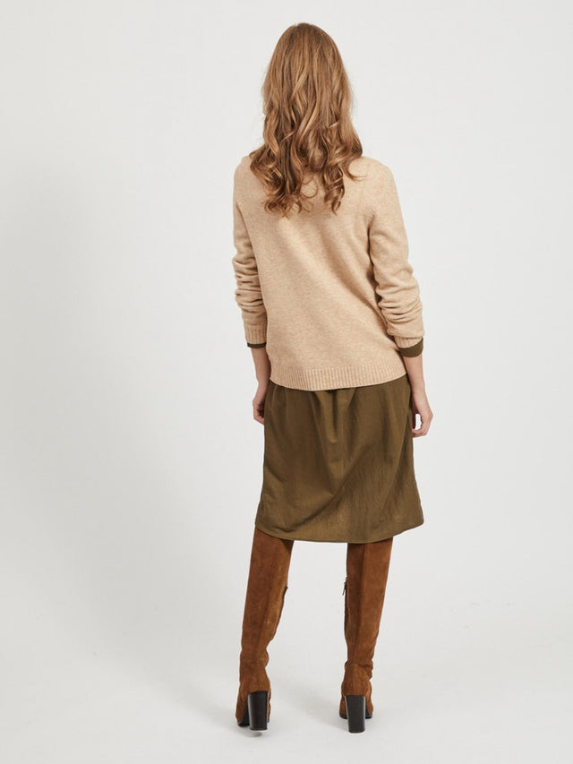 VIRIL V-NECK L/S KNIT TOP - NOOS