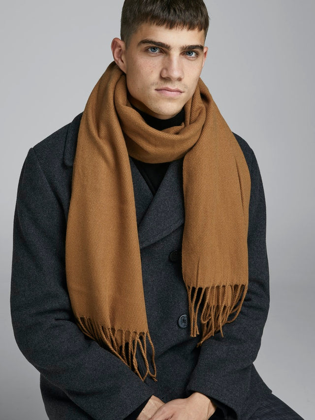 JACSOLID WOVEN SCARF NOOS