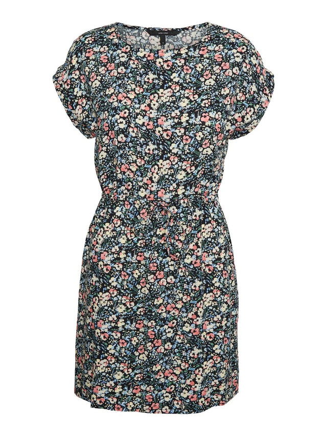 VMSIMPLY EASY SS SHORT DRESS WVN GA