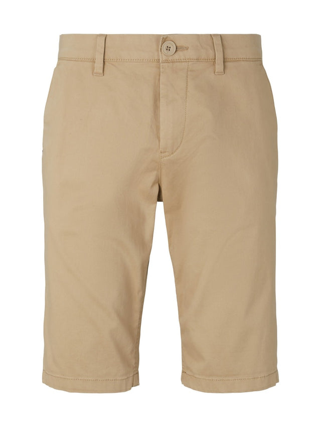 satin stretch chino shorts