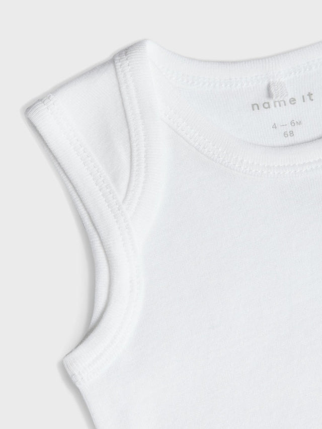 NBNBODY 3P TANK SOLID WHITE 3 NOOS