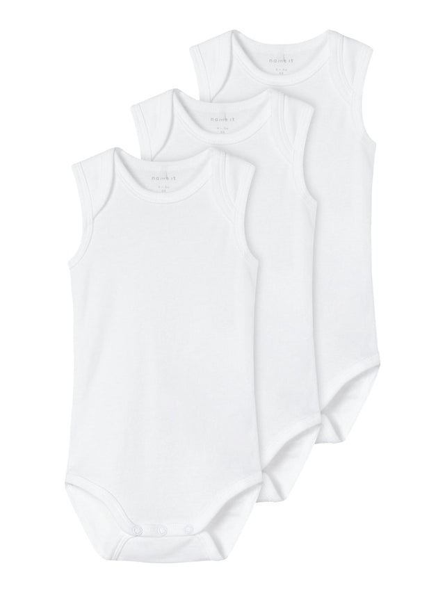 NBNBODY 3P TANK SOLID WHITE 3 NOOS