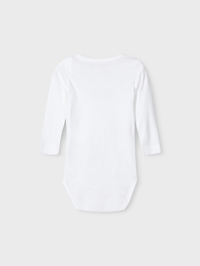 NBNBODY 3P LS SOLID WHITE 3 NOOS