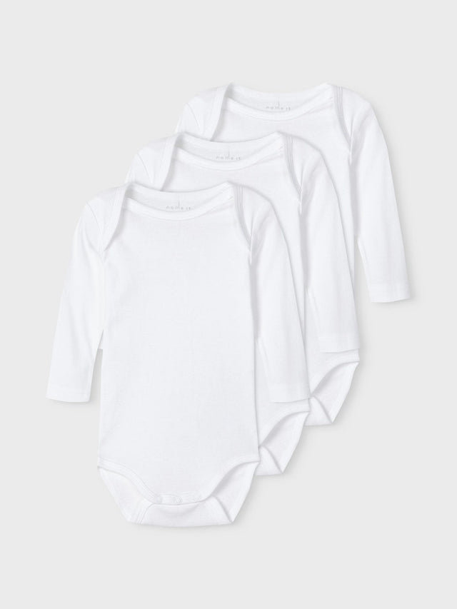 NBNBODY 3P LS SOLID WHITE 3 NOOS