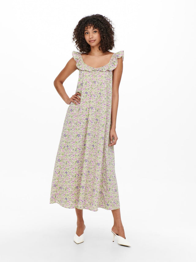 ONLZORA LIFE STRAP ALLIE MIDI DRESS PTM