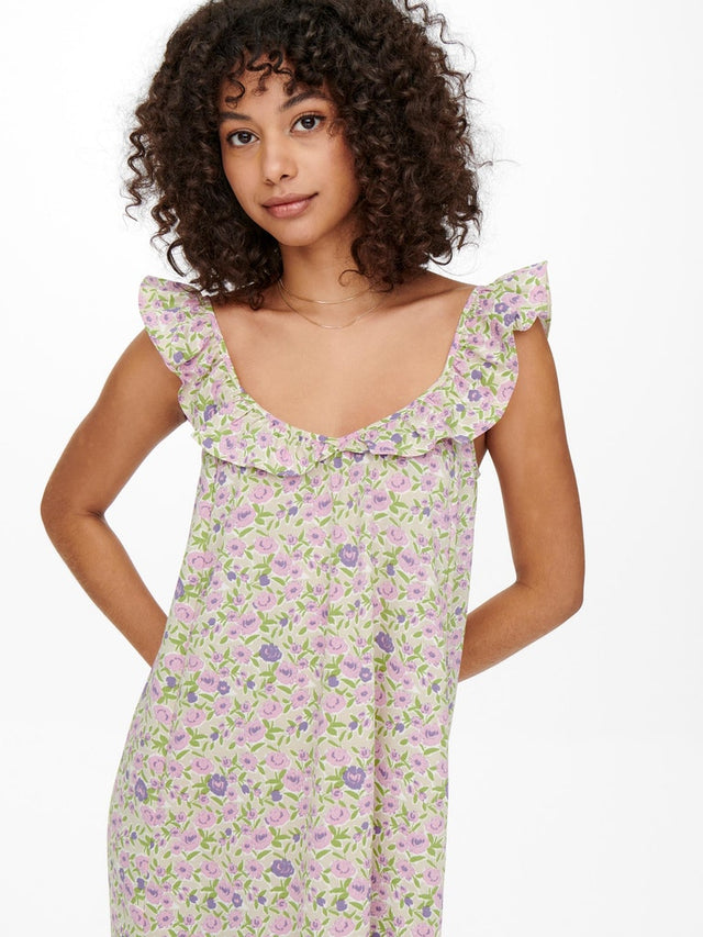 ONLZORA LIFE STRAP ALLIE MIDI DRESS PTM