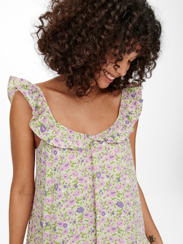 ONLZORA LIFE STRAP ALLIE MIDI DRESS PTM