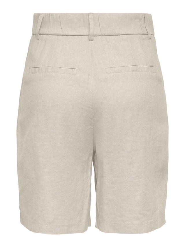 ONLCARO HW LONG LINEN BLEND SHORTS TLR