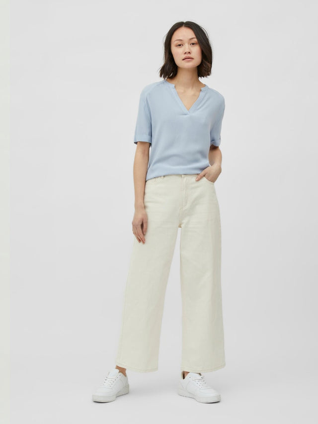 VIMOASHLY V-NECK S/S TOP/SU/R