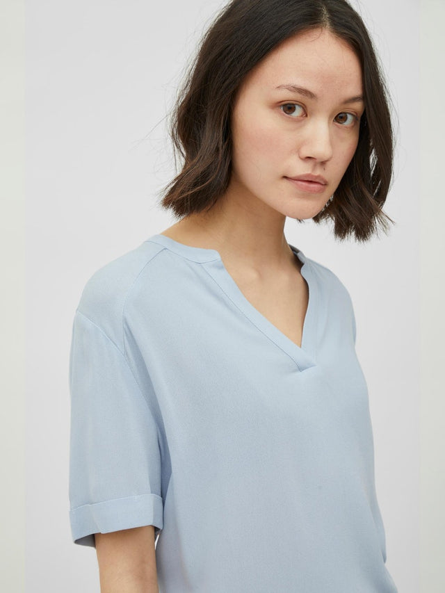 VIMOASHLY V-NECK S/S TOP/SU/R