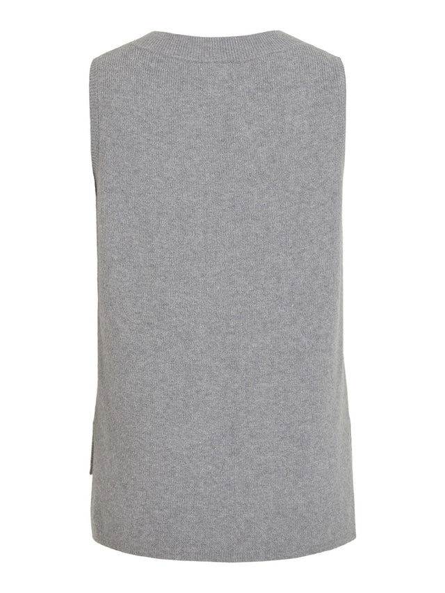 VIRIL KNIT RIB V-NECK S/L VEST - NOOS