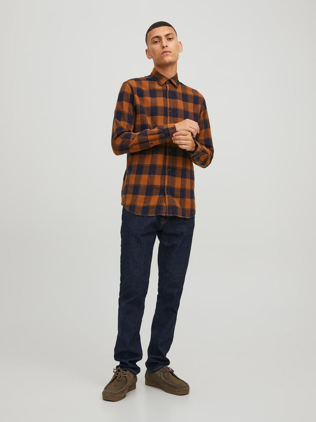 JJPLAIN AUTUMN BUFFALO SHIRT LS