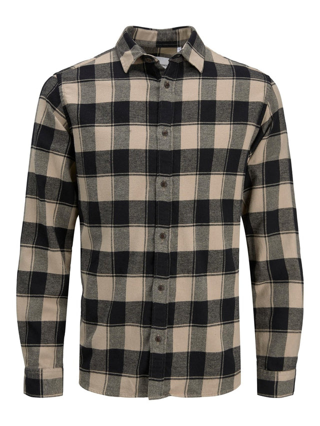 JJPLAIN AUTUMN BUFFALO SHIRT LS
