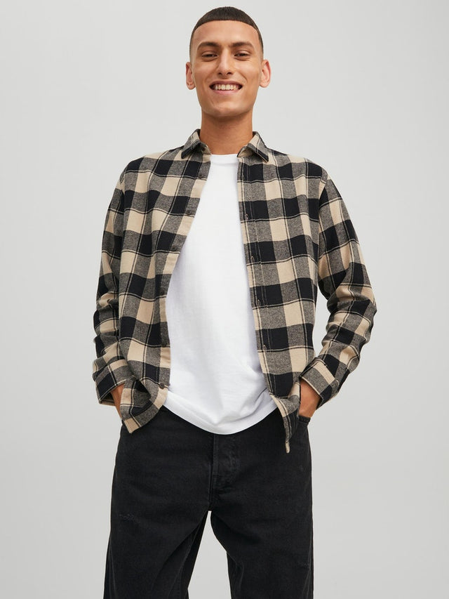 JJPLAIN AUTUMN BUFFALO SHIRT LS