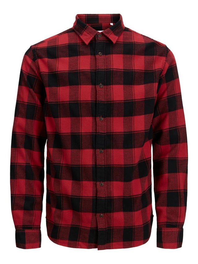 JJPLAIN AUTUMN BUFFALO SHIRT LS