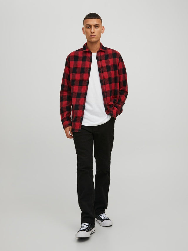 JJPLAIN AUTUMN BUFFALO SHIRT LS