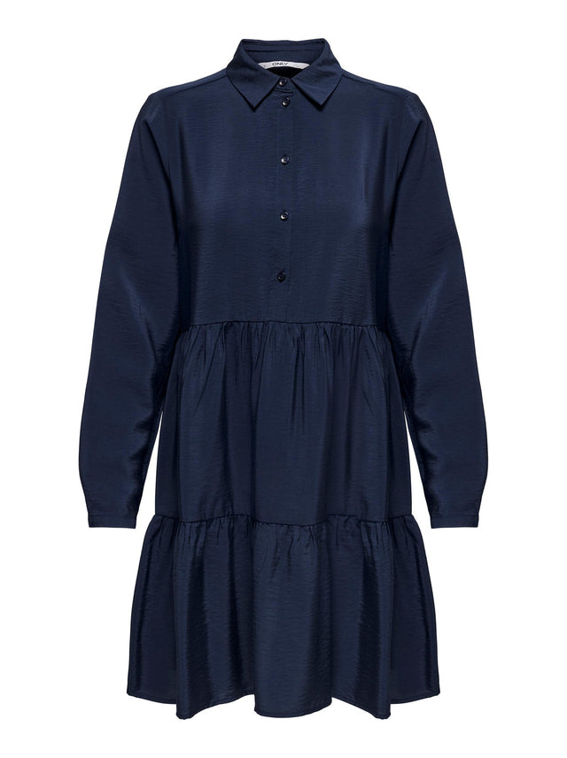 ONLSANDY LIFE L/S SHIRT DRESS PTM