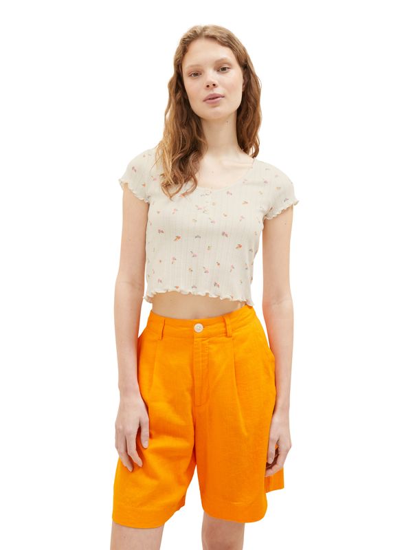 T-Shirt mit Blumenmuster