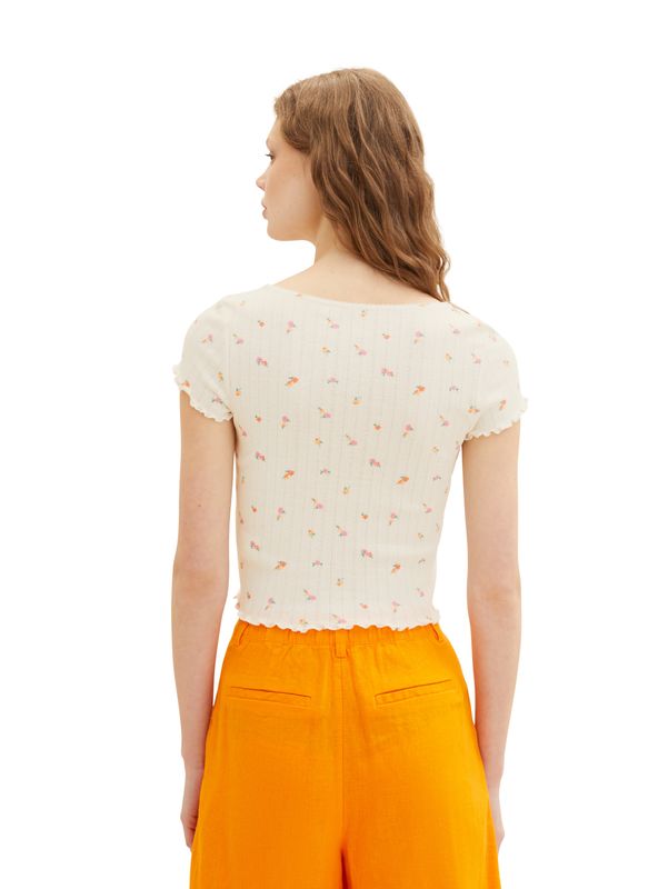 T-Shirt mit Blumenmuster