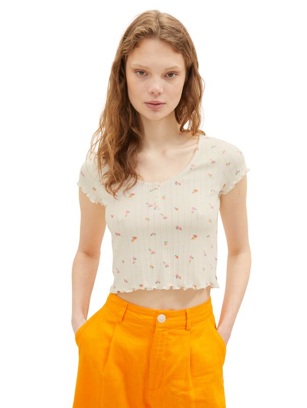 T-Shirt mit Blumenmuster