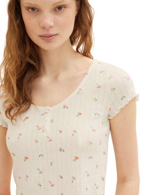 T-Shirt mit Blumenmuster
