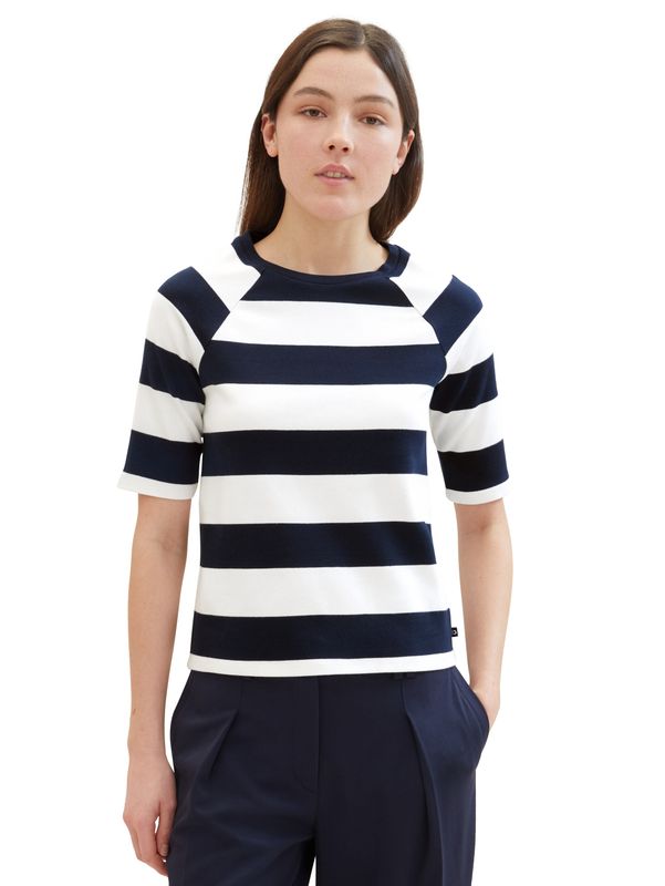 Gestreiftes T-Shirt mit Bio-Baumwolle