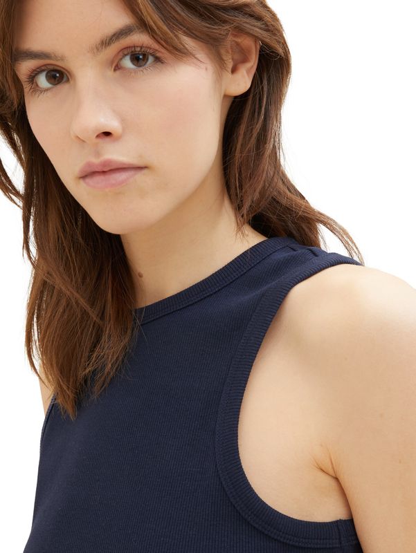Tanktop aus feinem Ripp