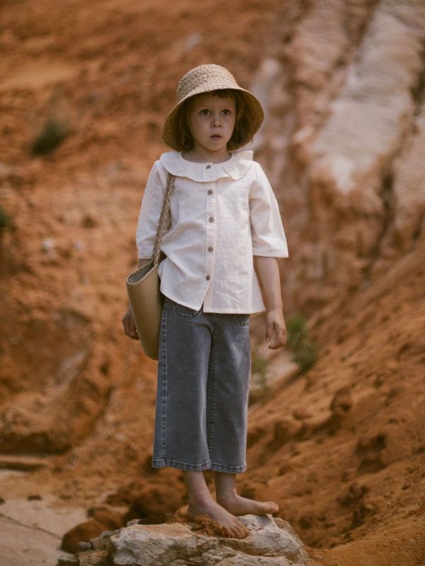 NMFBELLA HW WIDE JEANS 4544-MS LIL