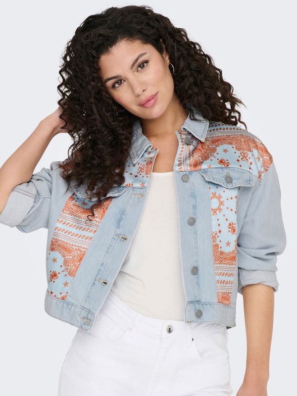 ONLCAMILLE LS PATCH DNM JACKET CRO