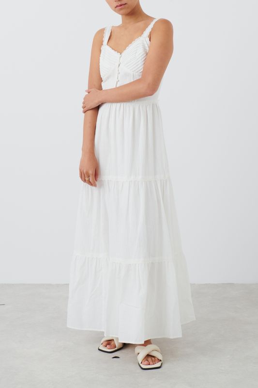 Trim maxi dress