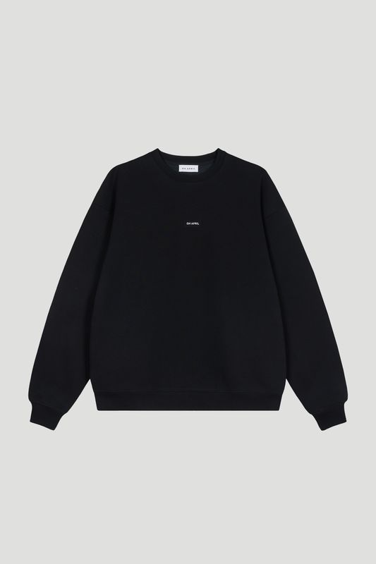 Oh April - Oversized Sweater Black