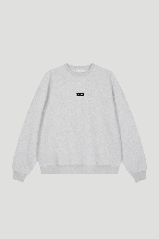 Oh April - Oversized Sweater Grey Melange