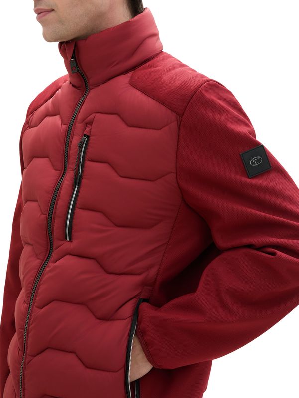 Hybrid Jacke mit Stehkragen