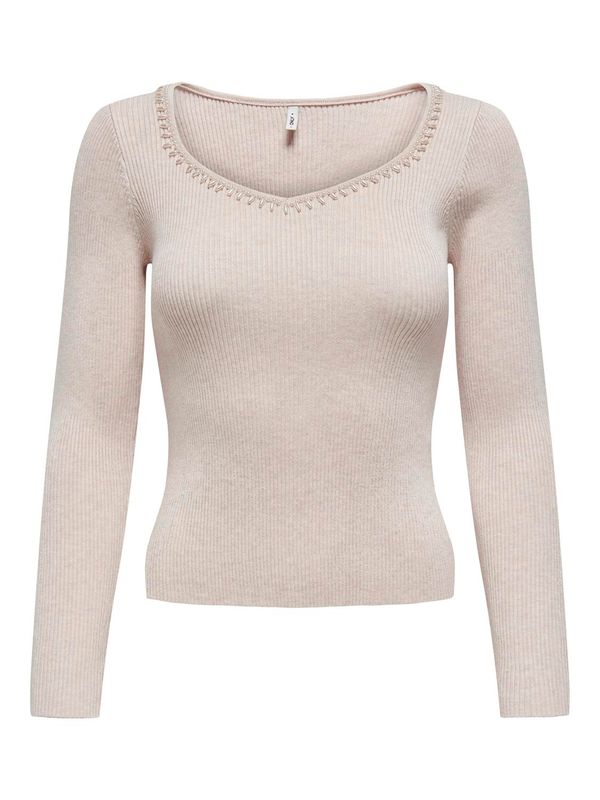 ONLEMMA LS V-NECK PEARL KNT