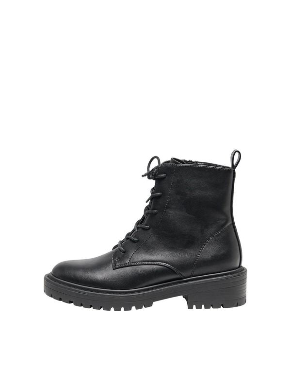 ONLBOLD-17 PU LACE UP BOOT - NOOS