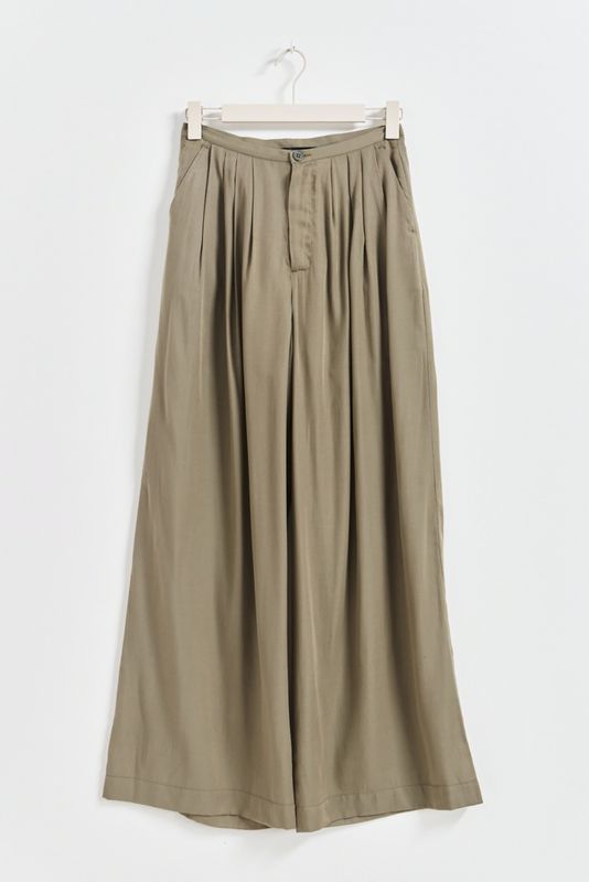 fluid wide trousers