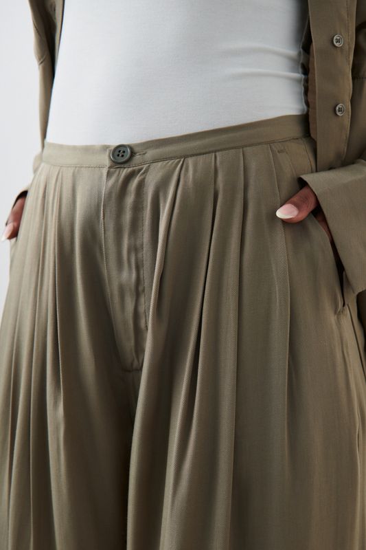 fluid wide trousers