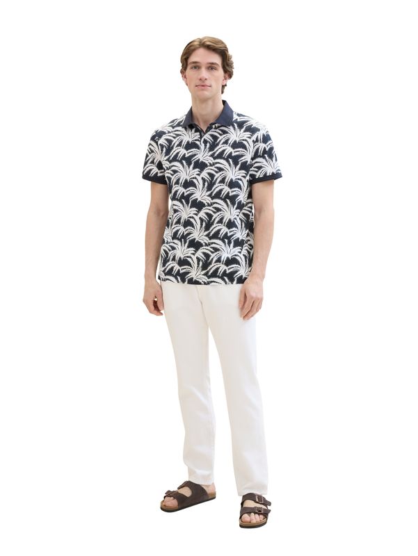 Poloshirt mit Allover-Print